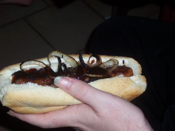 Now that's a hot dog