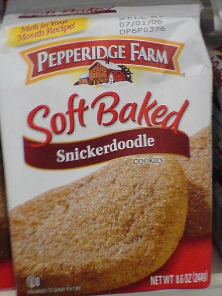 soft baked snickerdoodle...hehe